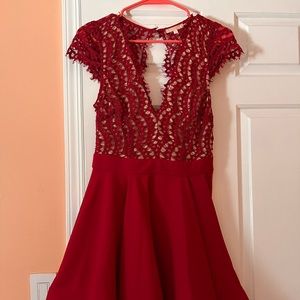 Red Lace dress